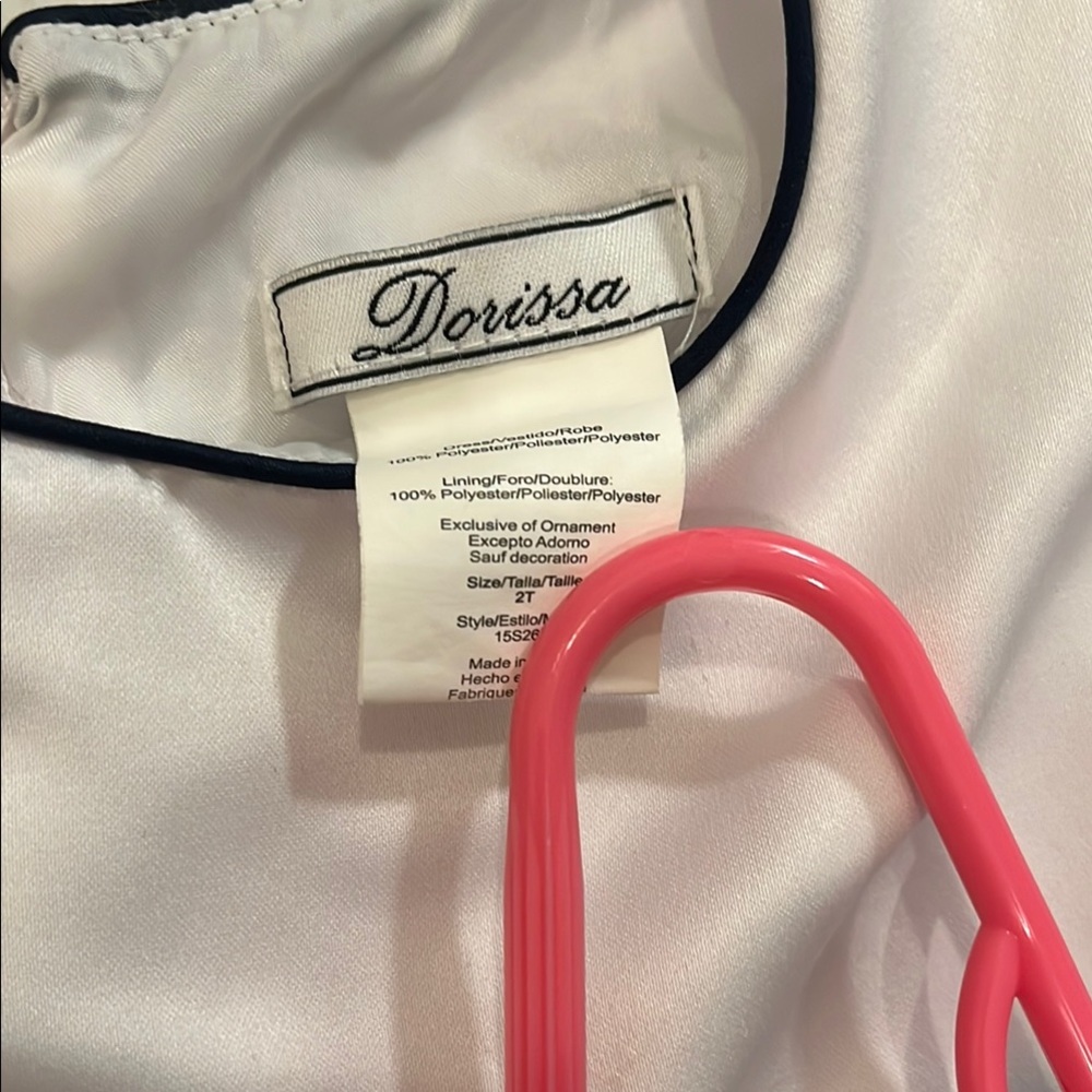 Dorissa Blue and White Sleeveless A-Line Dress - Picture 2 of 9